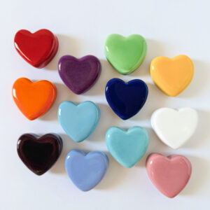 Cuore calamita con kit confetti