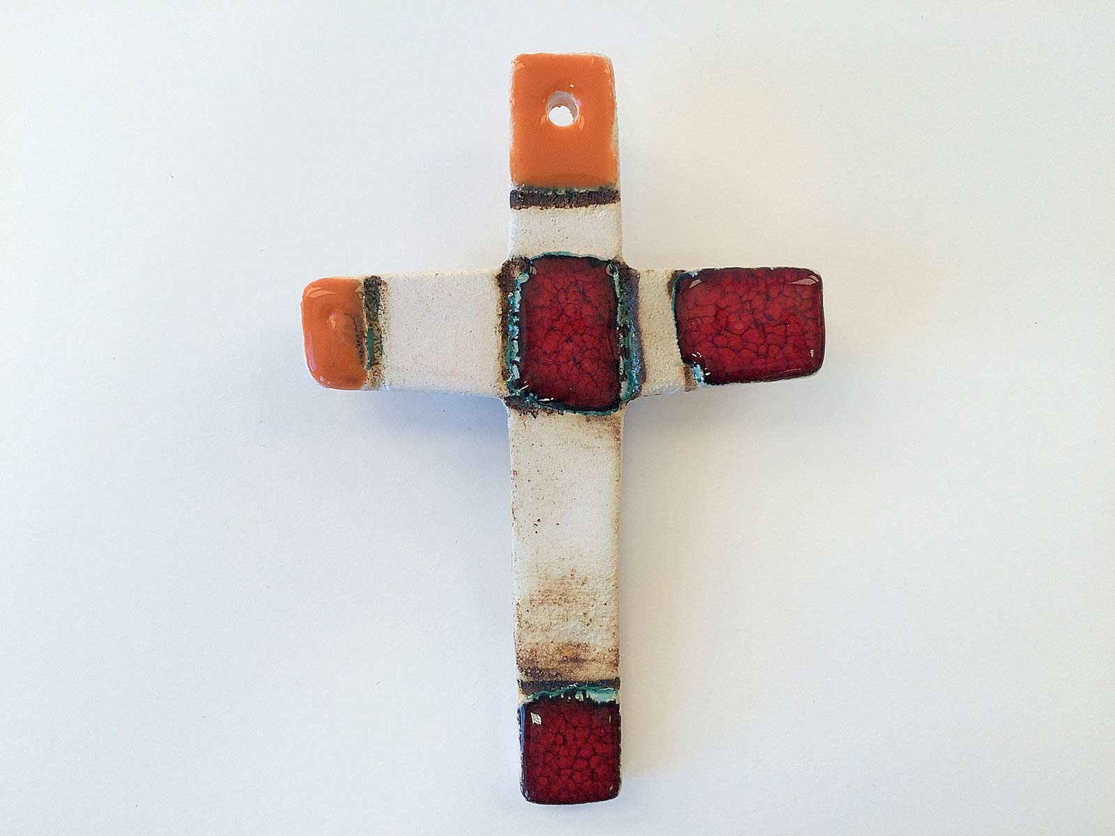 Crocifisso in ceramica